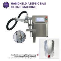 Machine de remplissage de sachets aseptiques portative de qualité sanitaire 304 316SS pour jus, boissons, lait, huile, avec remplisseur de poches BIB à contact alimentaire, personnalisable