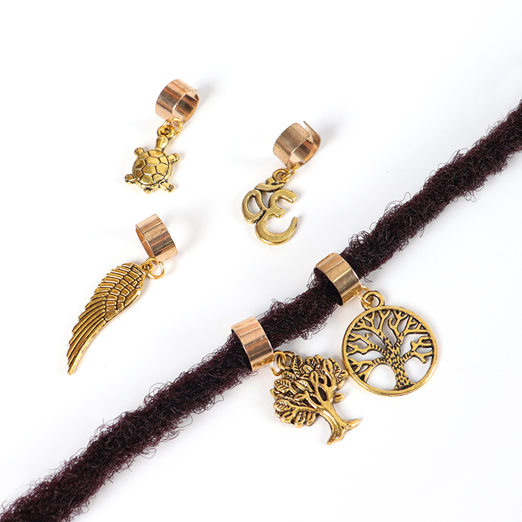 Turtle Adjustable Hair Braid Dread Dreadlock Beads Clips Cuff