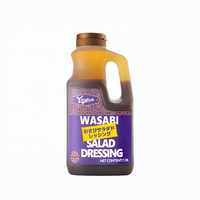 Sauce à salade au wasabi de qualité supérieure, fourniture directe d'usine, sauce à salade à la moutarde japonaise