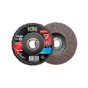Konaflex-avrupa Premium 4 inç kalsin alümina kesme diski Flap zımpara Metal ve alaşım parlatma