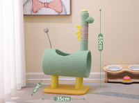Offre Spéciale : Grand Arbre à Chat Écologique et Adorable de 65 cm de Haut, à 2 Niveaux en Sisal, pour Chats Domestiques dans le Salon