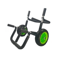 Aluminium pliable 2 planches Transport Stand up Paddle Board Trolley Carrier SUP Cart OEM Silver Anodisé