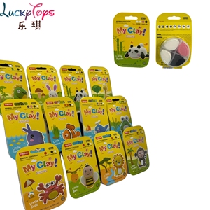 Mon ensemble de pâte à modeler ultra-légère sur le thème des animaux, 12 pièces, non toxique, éducatif, pour la création manuelle, jouets en pâte à modeler pour enfants - Product Image 2