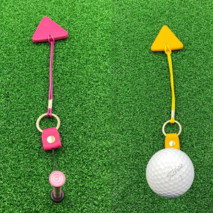 Cordon anti-perte créatif de style japonais et coréen pour clubs de golf, marqueur de fixation magnétique en cuir PU pour clubs de golf, support pour T-shirt - Product Image 4
