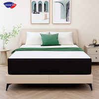Matelas Certifié d'Usine en Gros pour Hôtels, Silencieux et Anti-Bruit, en Boîte, Tailles Double, Simple, King Size, avec Mousse à Mémoire de Forme et Ressorts Ensachés en Gel