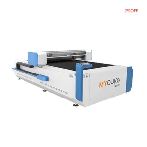 Myoung high-accuracy co2 laser cutting machine for non-metal 80W 100W 135W c02 cutter engraver for acrylic wood fabric leather