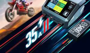 Зарядное устройство KUMOS SKYRC D200neo 800W DC с двумя каналами, высокой мощностью, поддержкой PD3.0 и управлением через Bluetooth-приложение, металлический корпус - Product Image 6