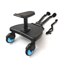Plateforme universelle pour poussette, marchepied pour deuxième enfant, plateforme repose-pieds compatible avec la plupart des poussettes pour bébés et enfants