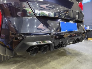 Diffusore Posteriore Nero Lucido con Scarico per <span class=keywords><strong>BMW</strong></span> G45 <span class=keywords><strong>X3</strong></span> M Sport Performance 2025-26 - Product Image 5