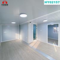 Maison modulaire extensible de 20 pieds, maison portable, conteneur extensible, 3 chambres