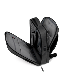Mochila inteligente unissex com carregamento usb, bolsa leve masculina compacta feita em tecido impermeável com tecnologia à prova de furtos, ideal para estudantes de faculdade - Product Image 5