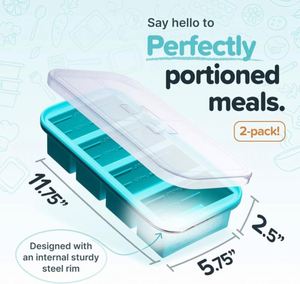 Silicone Freezer Ice Tray Molds for Kitchen Food Storage and Soup Fresh Molds - Product Image 5