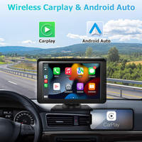 Lecteur multimédia de voiture Android avec écran tactile de 7 pouces HD sans fil CarPlay, commande vocale, détection de lignes de stationnement, IPS, 2025