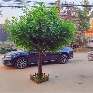 Arbre artificiel de simulation de ficus, grande plante pour hôtels, centres commerciaux, accessoires de mariage, arbre paysager, décoration géante d'arbre artificiel - Product Image 5