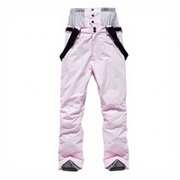 Pantalon de ski YZ pour femme, homme, couple, hiver, extérieur, snowboard, coupe-vent, imperméable, chaud, épais, 100% polyester, avec sangle