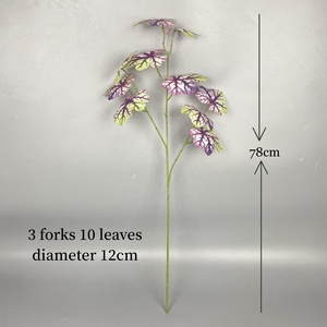 Kewei 362 <span class=keywords><strong>Hot</strong></span> Bán nhân tạo 10 lá bó cảm ứng thực Latex bướm lá 3D in ấn - Product Image 3