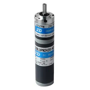 ZD 32mm 42mm 52mm 62mm 72mm, 10W 40W 60W 90W 120W bis 300W,12V 24V Bürste oder bürstenloser Planeten-Gleichstrom motor