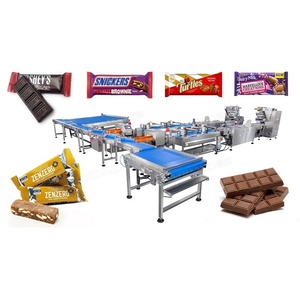 Tốc độ cao granola thanh bánh quy năng lượng sô cô la thanh đóng gói đóng gói dòng máy - Product Image 1