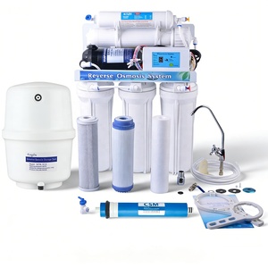 Système de filtration d'eau sous évier <span class=keywords><strong>Naturewater</strong></span> 5 étapes RO en acier inoxydable autonettoyant 75 GPD pour usage domestique et hôtelier - Product Image 5