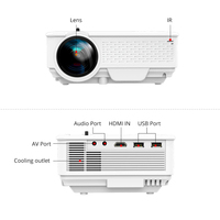 Touyinger-miniproyector led para cine en casa, M4 plus, 720p, HD