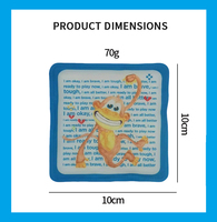 HANERSHI Compresse froide carrée à motif de dessin animé 10x10cm, pack chaud/froid multi-usage pour la maison, soulagement de la douleur, packs de glace OEM
