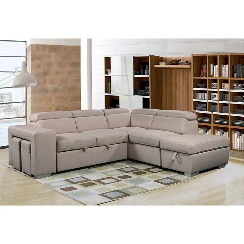 Belushano — canapé-lit d'angle moderne, 3 nouveaux design, avec rangement
