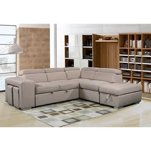 Positano 3 Latest Design New Modern Corner Sofa Bed With Storage
