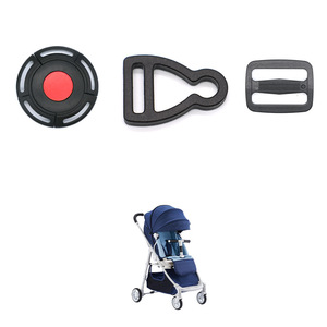 Adjustable D-<b>Ring</b> Plastic Buckle 16Mm For Stroller Infant Seat Back Webbing Adjustment - Product Image 4