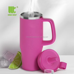 40oz cốc bằng thép không gỉ rơm đôi Tường Cách Nhiệt Du Lịch Mug tái sử dụng tràn bằng chứng cốc Cà Phê chai nước thể thao có thể - Product Image 6