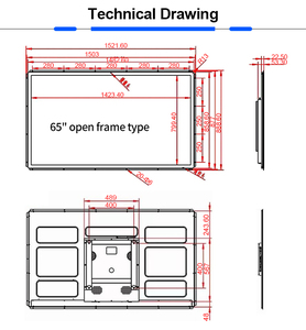 85 65 Inch Điện Dung Màn Hình Cảm Ứng LCD Màn Hình Cảm Ứng Mở Khung <span class=keywords><strong>Monitor</strong></span> Nhà Sản Xuất - Product Image 6