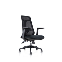 Chaise de bureau confortable noire de qualité supérieure Chaise de bureau ergonomique pivotante