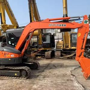 Mini-excavatrice Hitachi Zaxis 55 d'occasion, Japon, 5,5 tonnes, Zx55usr, avec moteur, boîte de vitesses, PLC - Faible nombre d'heures de fonctionnement, à vendre - Product Image 4