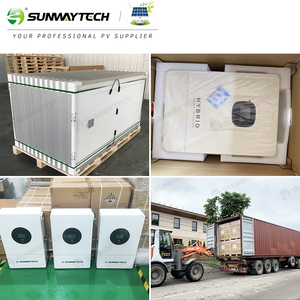 Solution de stockage solaire intelligente avec modules photovoltaïques de niveau 1, onduleur hybride et batterie au lithium pour l'économie d'énergie - Product Image 5