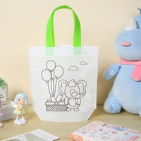 Sacs fourre-tout non tissés à motifs scolaires, pochettes portables sur le thème éducatif pour enfants, pour le shopping, les cadeaux et le transport quotidien des étudiants