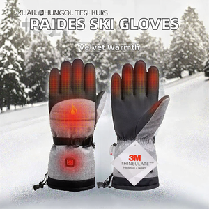 Paides Sports Anti-Freezing Anti-Cold Winter Cycling <b>Gloves</b> Touch Screen Skiing & Snowboarding <b>Gloves</b> with <b>Warm</b> Velvet Material - Product Image 3