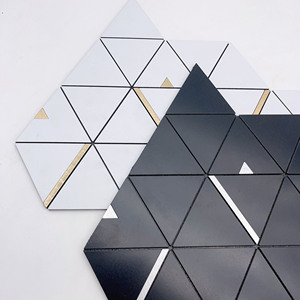 Azulejos de pared de <span class=keywords><strong>PVC</strong></span> y aluminio, diseño especial, palo de plata, para cocina y baño, sala de estar - Product Image 6