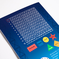 Carnet scolaire A5 personnalisable, reliure piquée, lignage feutré, papier épais, fournitures de bureau et scolaires, cahier d'exercices en gros