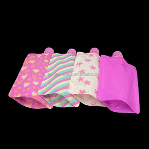 Custom 30ml 60ml 100ml Plastic Packaging Spout Pouch Refillable Travel Subpackage Bag Shampoo Pouches Facial Cream Liquid Bag - Product Image 4