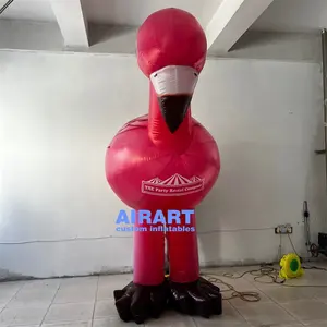 Factory Outlet Customized Size Inflatable Pink Flamingo Model Giant Inflatable Flamingo Balloon For Sale