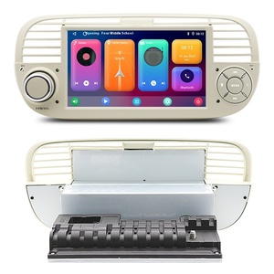7 inch Hệ thống định vị xe với cho <span class=keywords><strong>Bluetooth</strong></span> Carplay cho Fiat 500 Bảng điều khiển Điều khiển trung tâm kết nối USB 1 năm bảo hành - Product Image 1