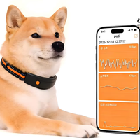 Collier intelligent pour chien avec GPS, moniteur de santé de qualité médicale, fréquence cardiaque, respiration, appels vocaux 4G, suivi d'activité et de calories, Beidou, plastique