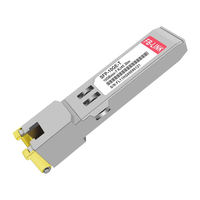 Module optique transceiver RJ45 10GBASE-T SFP+ 30m en cuivre FTTH pour convertisseurs de médias Cisco Mikrotik SFP+ 10G