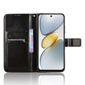 Funda de Piel Sintética Crazy Horse de Lujo Tipo Cartera para Tecno Spark Go 1/Pop 9/Spark Go 2025 - Product Image 3