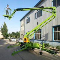 Cherry Picker Spider Lift Man Boom Lift Plate-forme de travail aérienne Remorque montée Articulée Télescopique Remorquable Boom Lift