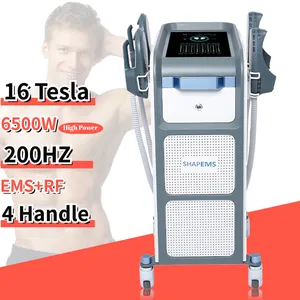 4 manijas Tesla neo RF EMS máquina para esculpir el cuerpo RF estimulador muscular emslim neo