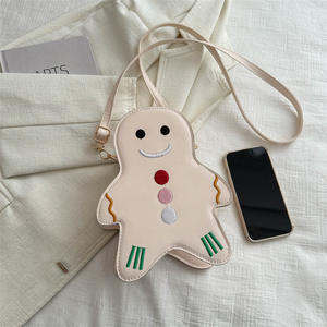 Nouveau design mignon Sac à bandoulière rond petit format pour fille motif dessin animé - Product Image 3