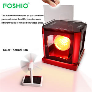 Foshio Personalizar Cores Preto Auto Solar Film Test Heat Lamp Display Box - Product Image 5