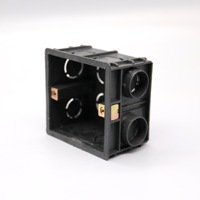 Boîtes de jonction électriques universelles en plastique pour sortie de cassette, taille de trou de 60 mm, usage général, type 86, boîte de jonction en PVC