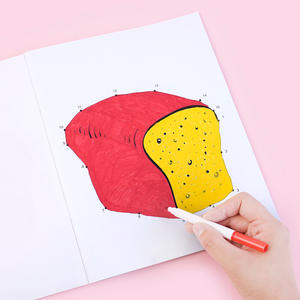 Améliorer les compétences numériques, la coordination œil-main, les activités de reliure de points, le livre de coloriage, le cahier d'exercices de reliure de points - Product Image 3