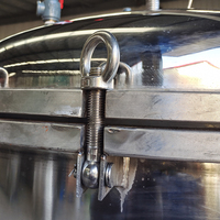 Autocuiseur Industriel Commercial Grande Capacité 100 Litres en Acier Inoxydable pour Cuisson à la Vapeur de Haricots et Viandes